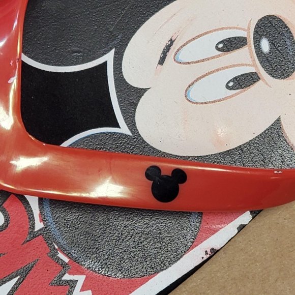 Mickey Mouse Flip Flops 2 Pack M13/1 Red - Picture 4 of 7